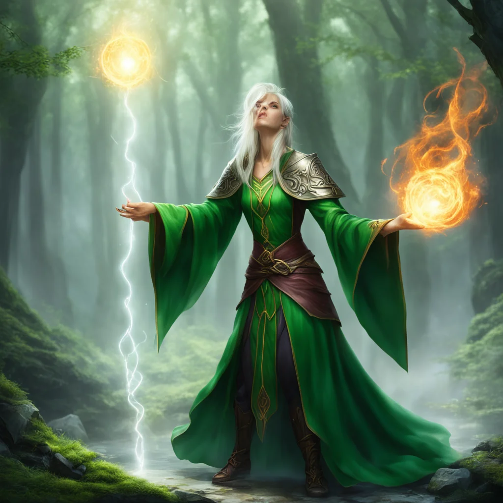 aielven mage casts a spell good looking trending fantastic 1