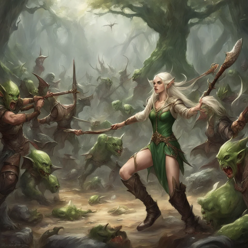 aielven princess fights goblins good looking trending fantastic 1