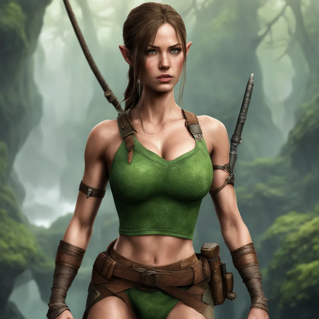 aielven princess shaped like lara croft surrenders amazing awesome portrait 2