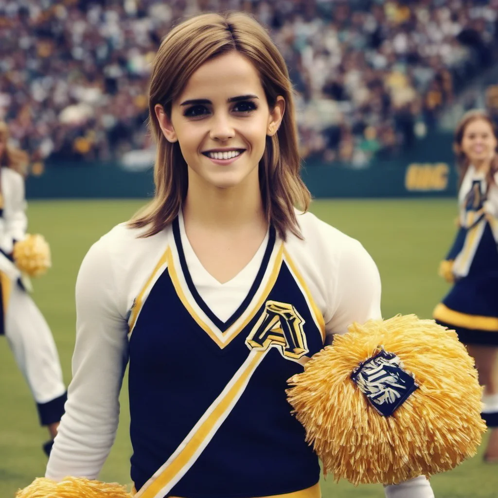 emma watson cheerleader 