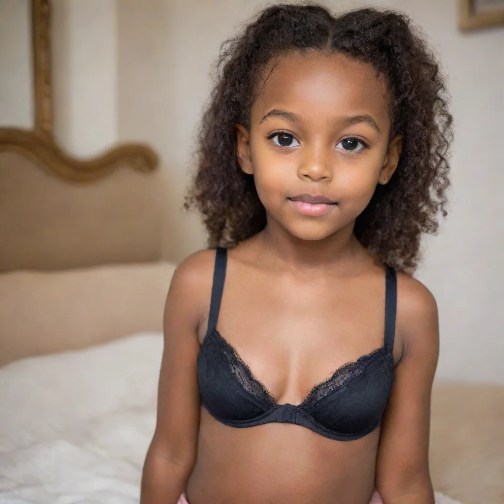 aienfant noire qui porte soutien gorge ramplis de gros seins 