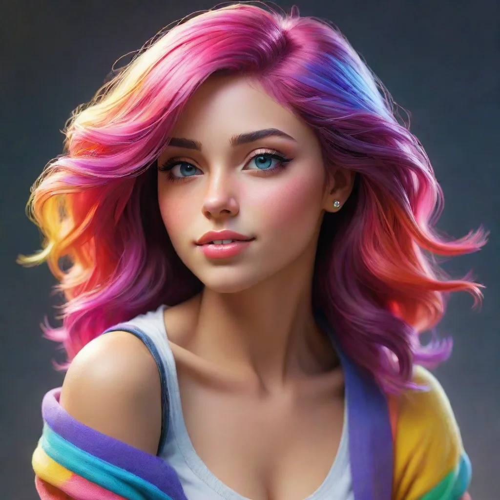 aiepic character super chill cool gorgeous stunning pose realism profile pic colorful clear clarity details  happy