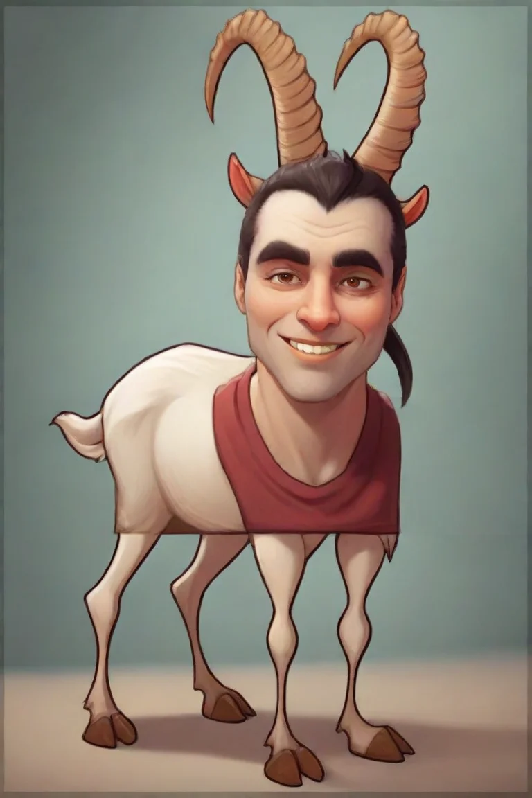aiepic goat character karpathy hd comic cartoon style fb21a5b
