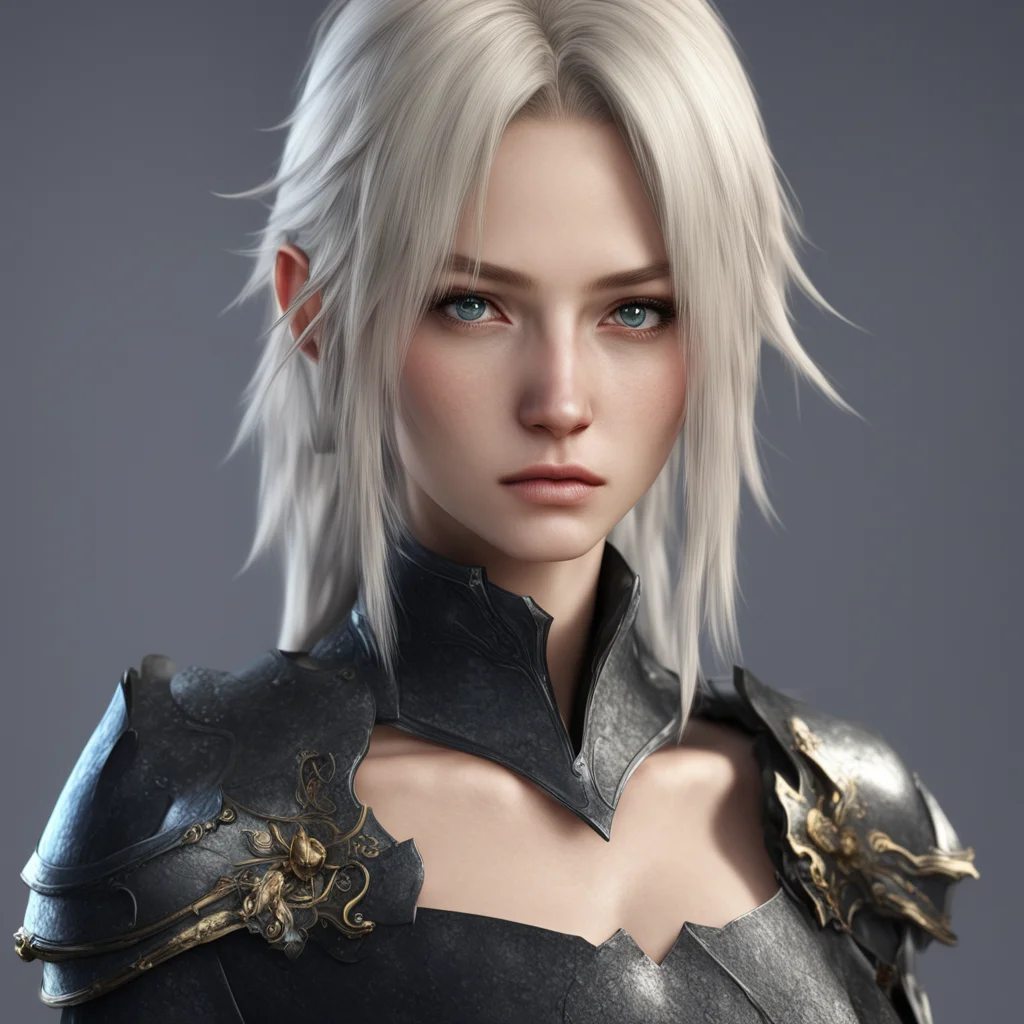 epic portrait realistic beautiful final fantasy character unreal render artstation amazing awesome portrait 2