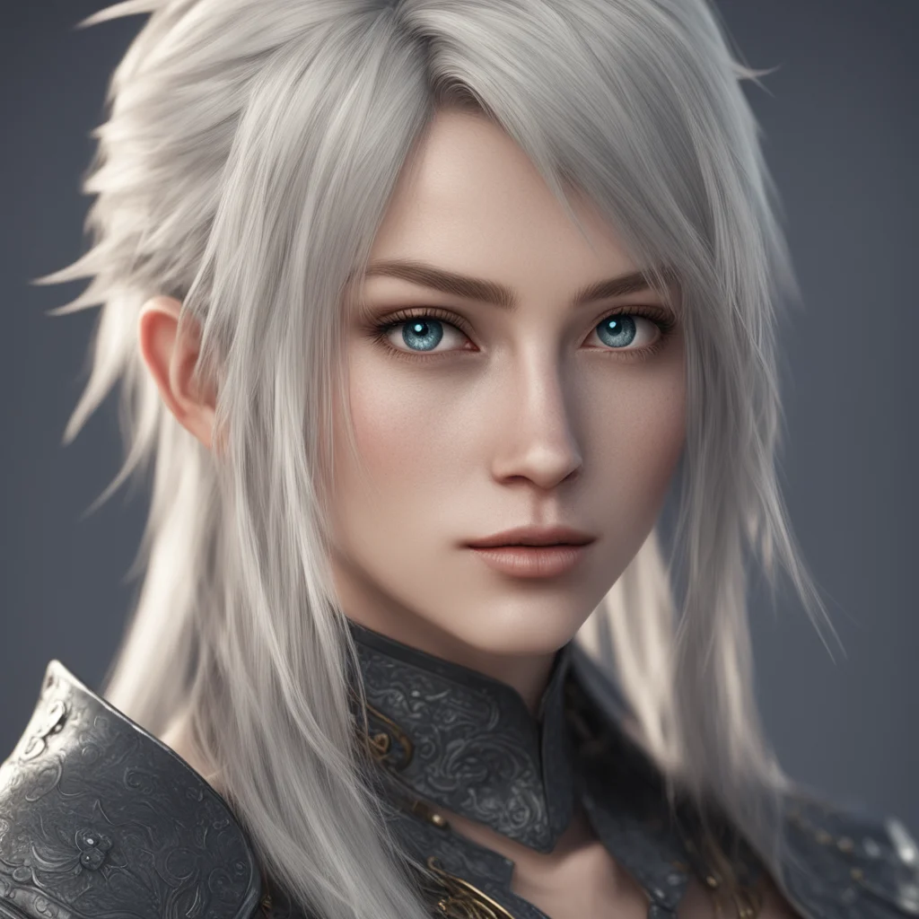 epic portrait realistic beautiful final fantasy character unreal render artstation confident engaging wow artstation art 3