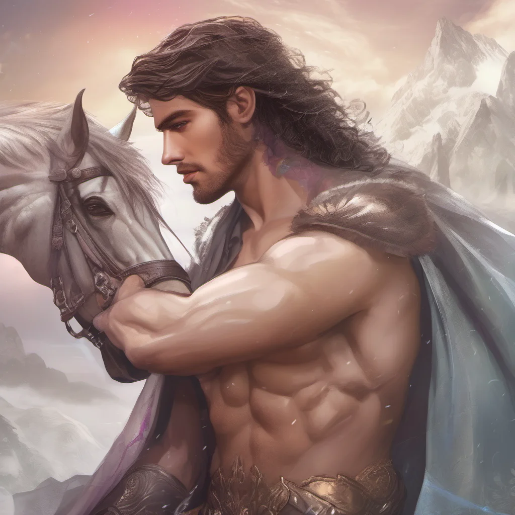 aiepic romance riding stunning confident fantasy man art character confident engaging wow artstation art 3