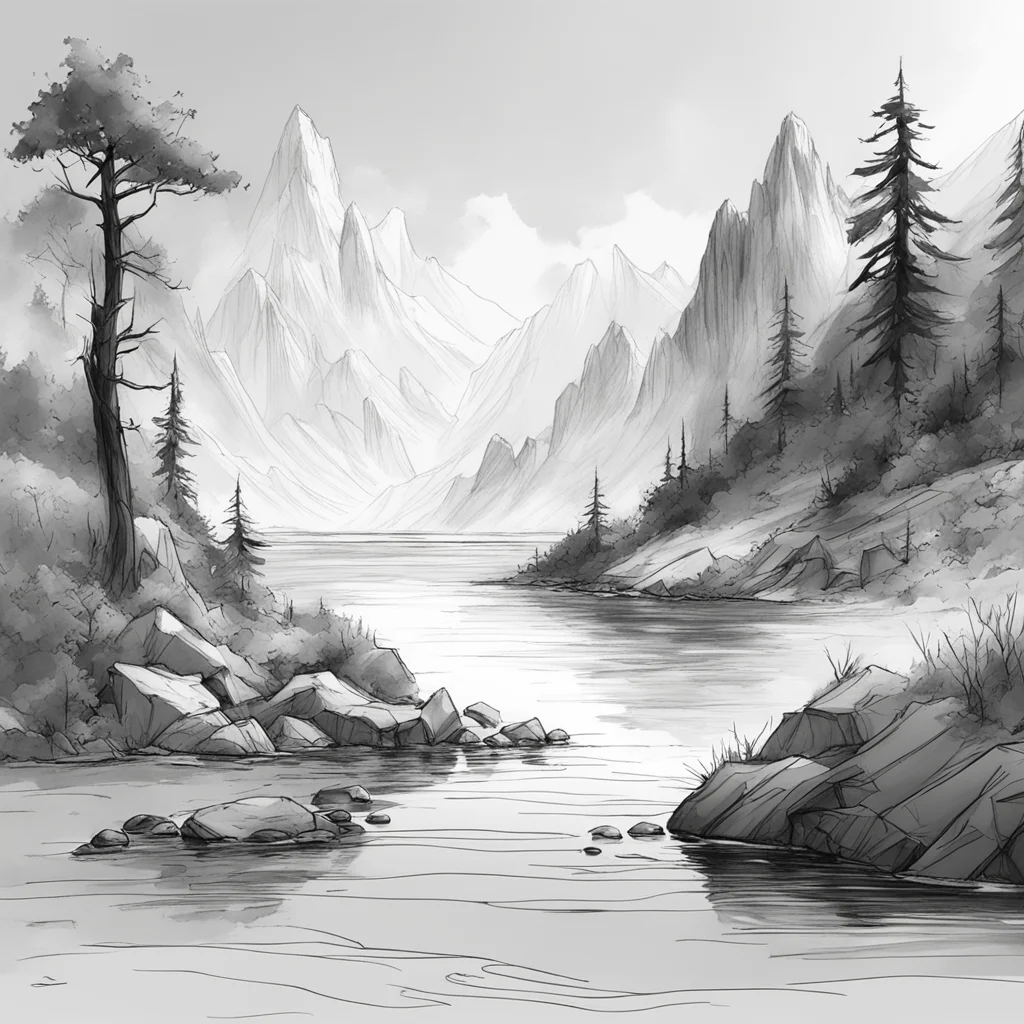 aiepic sketch calming environment amazing awesome portrait 2