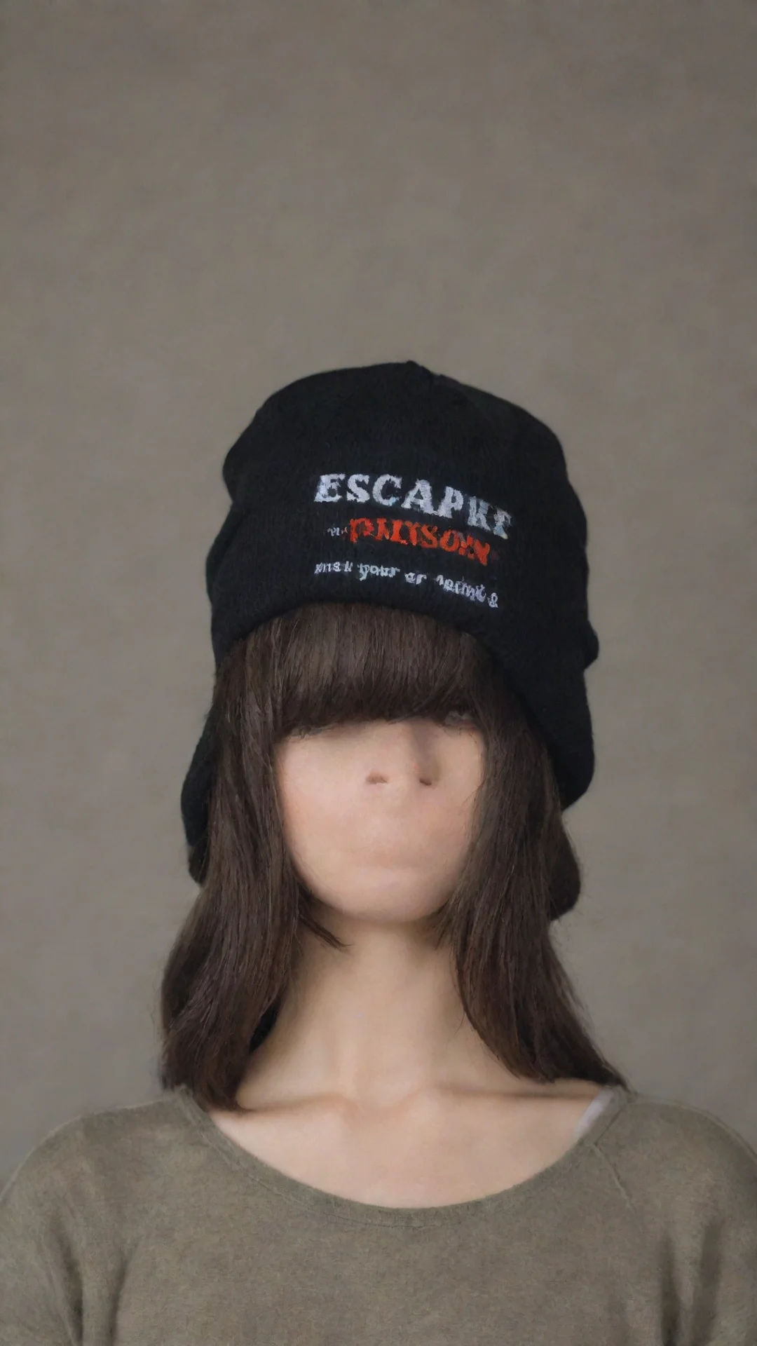 escape the prison of your mind beanie tall
