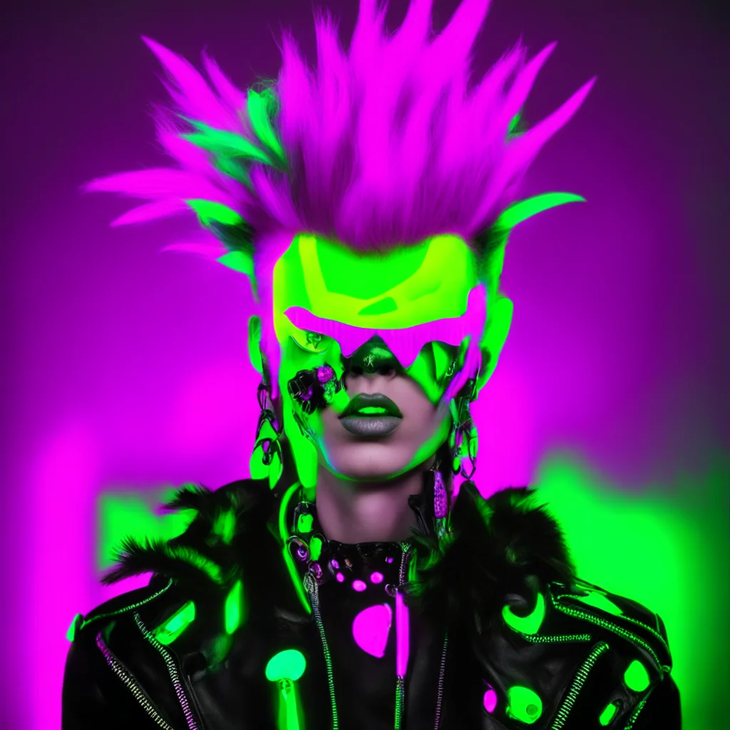 evil neon punk