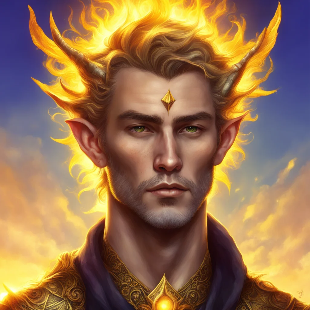 fae male sun king fantasy art sun pointed ears  amazing awesome portrait 2 good looking trending fantastic 1