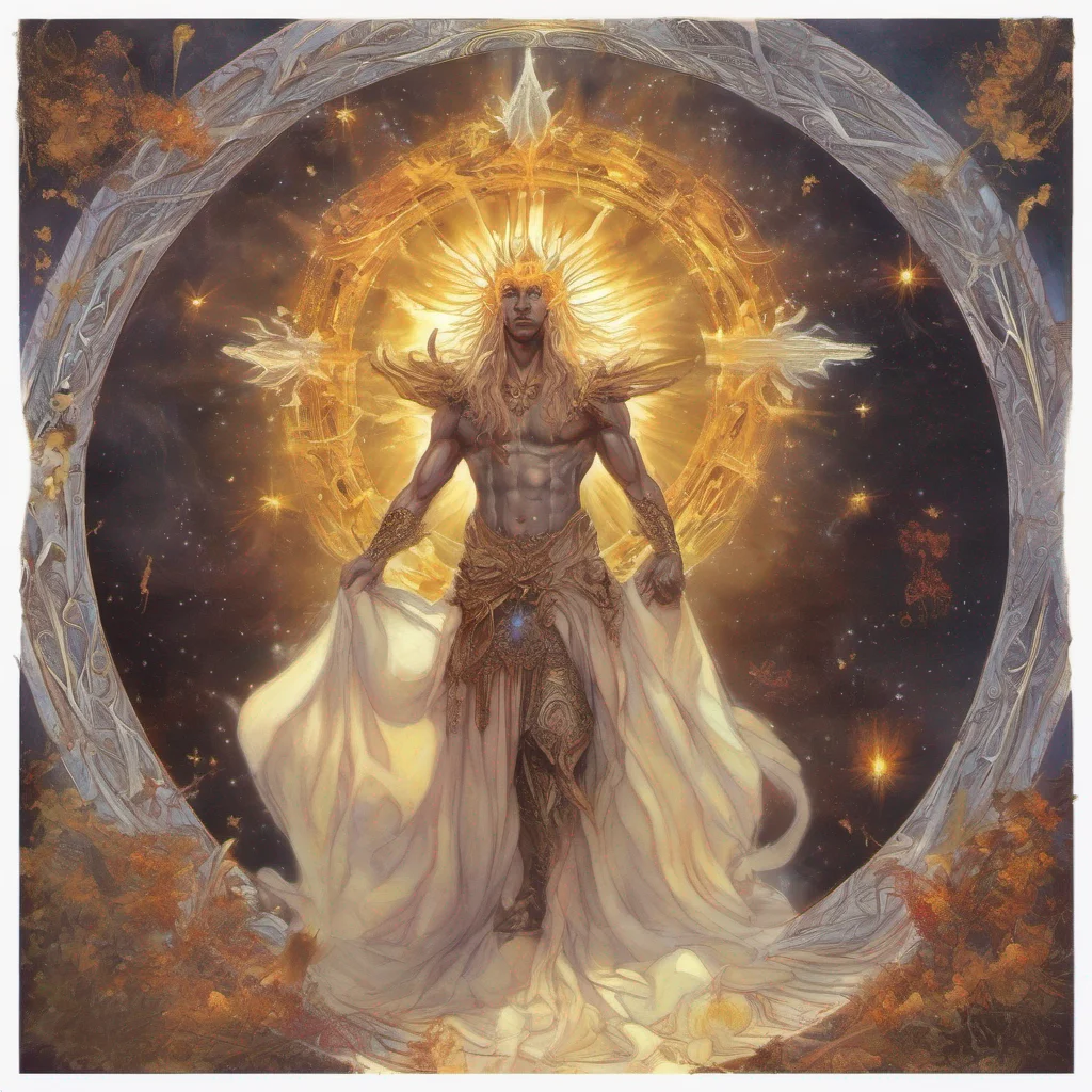 fae man king celestial fantasy art sun  amazing awesome portrait 2