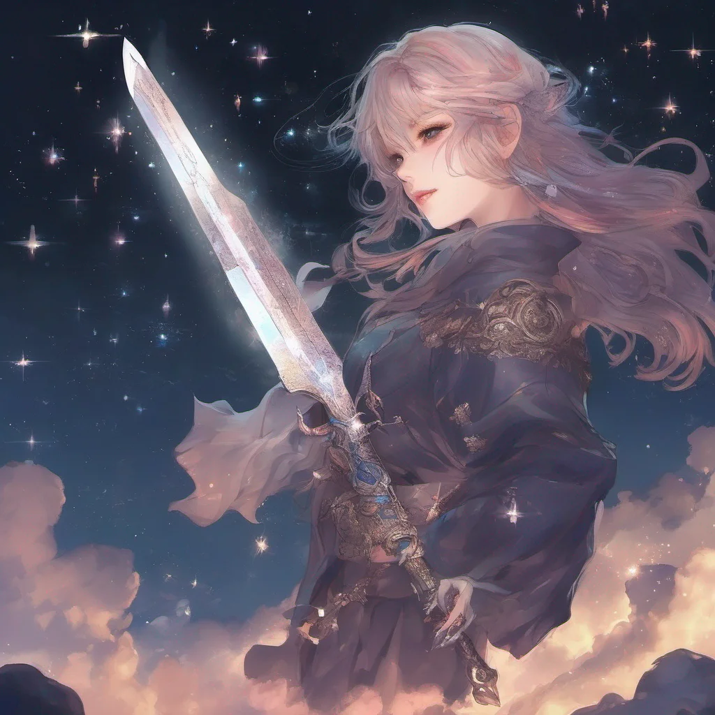 aifamtasy art weapon night sky ethereal stars  amazing awesome portrait 2
