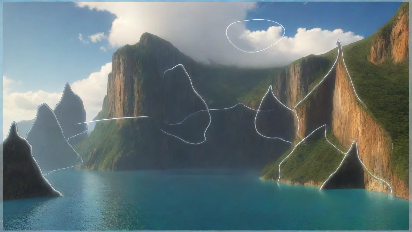 aifancy bay with water clouds and beautiful environment art cliffs b5c84b4