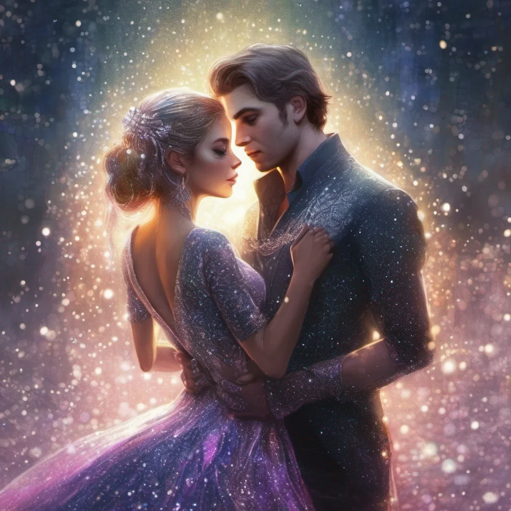 aifantasy art couple sparkle glitter shimmer  amazing awesome portrait 2