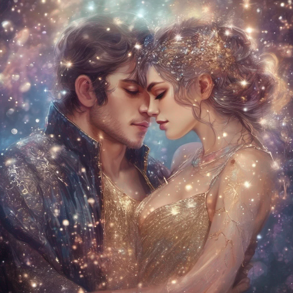 aifantasy art couple sparkle glitter shimmer  good looking trending fantastic 1