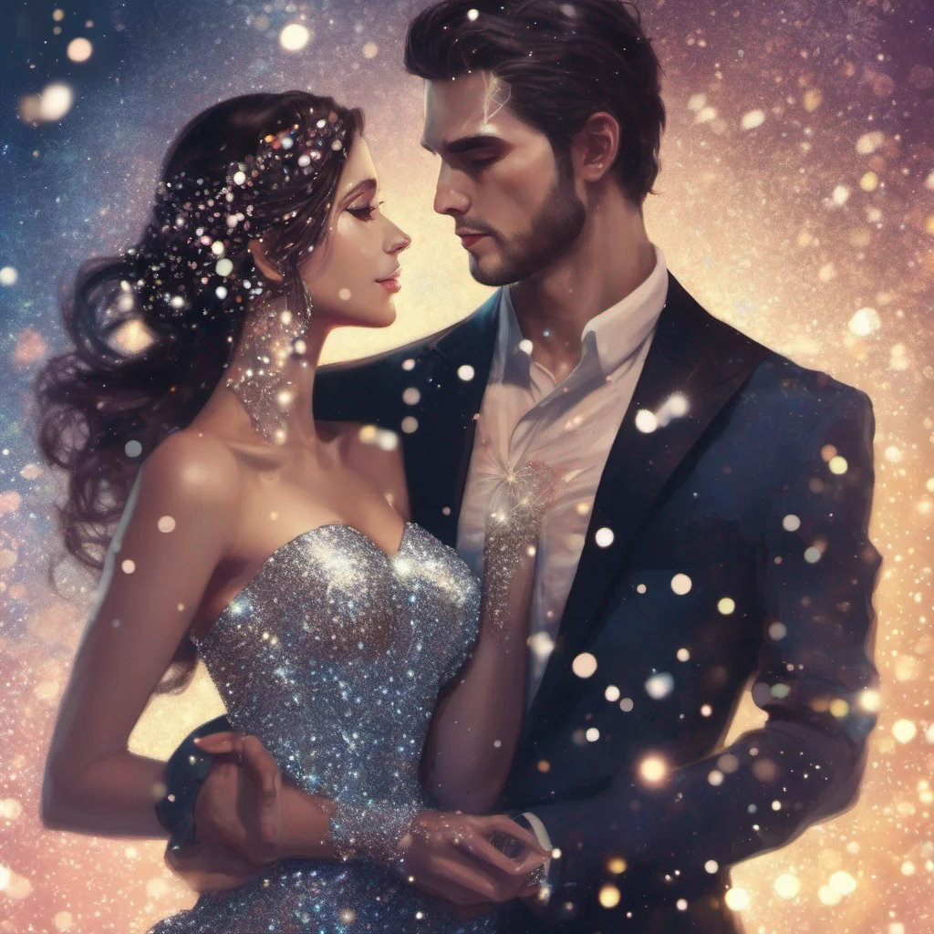 aifantasy art couple sparkle glitter shimmer 
