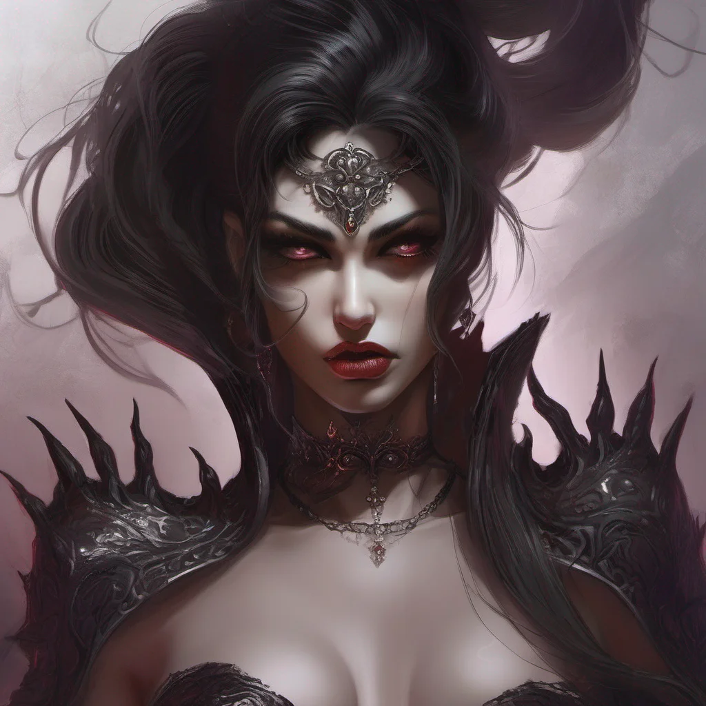 aifantasy art dark hair seductive evil amazing awesome portrait 2