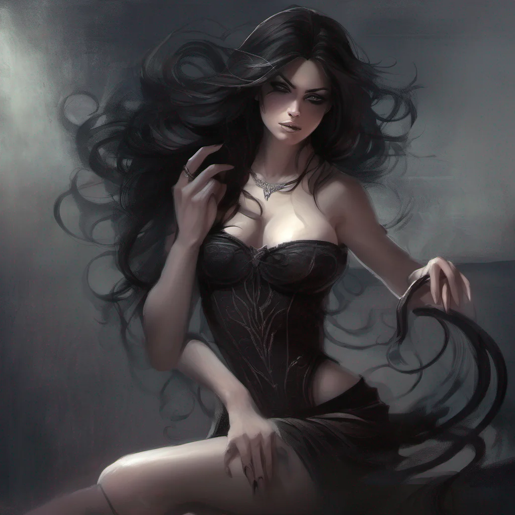 fantasy art dark hair seductive evil good looking trending fantastic 1