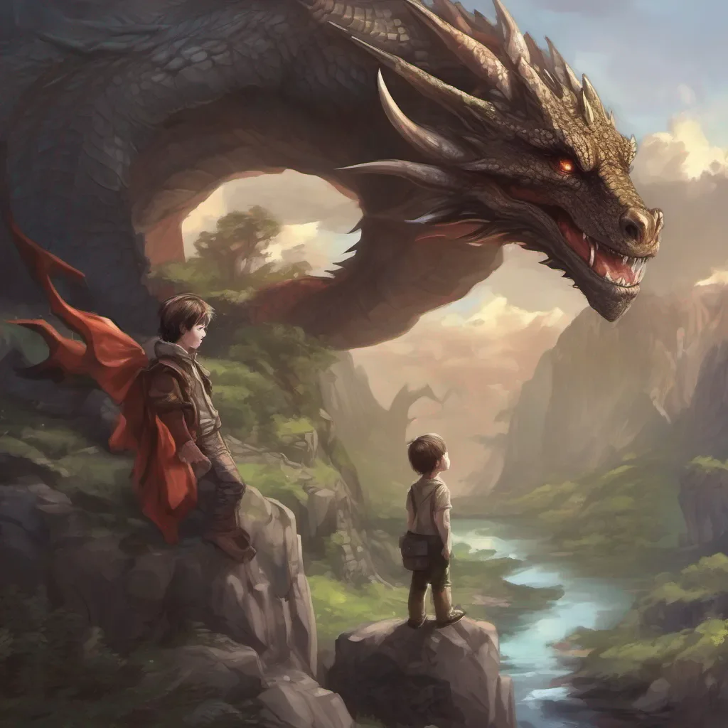 aifantasy art dragon and boy boys love amazing awesome portrait 2