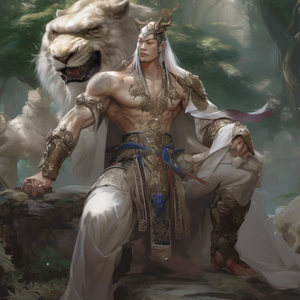 fantasy art fang yuan male 8 foot tale