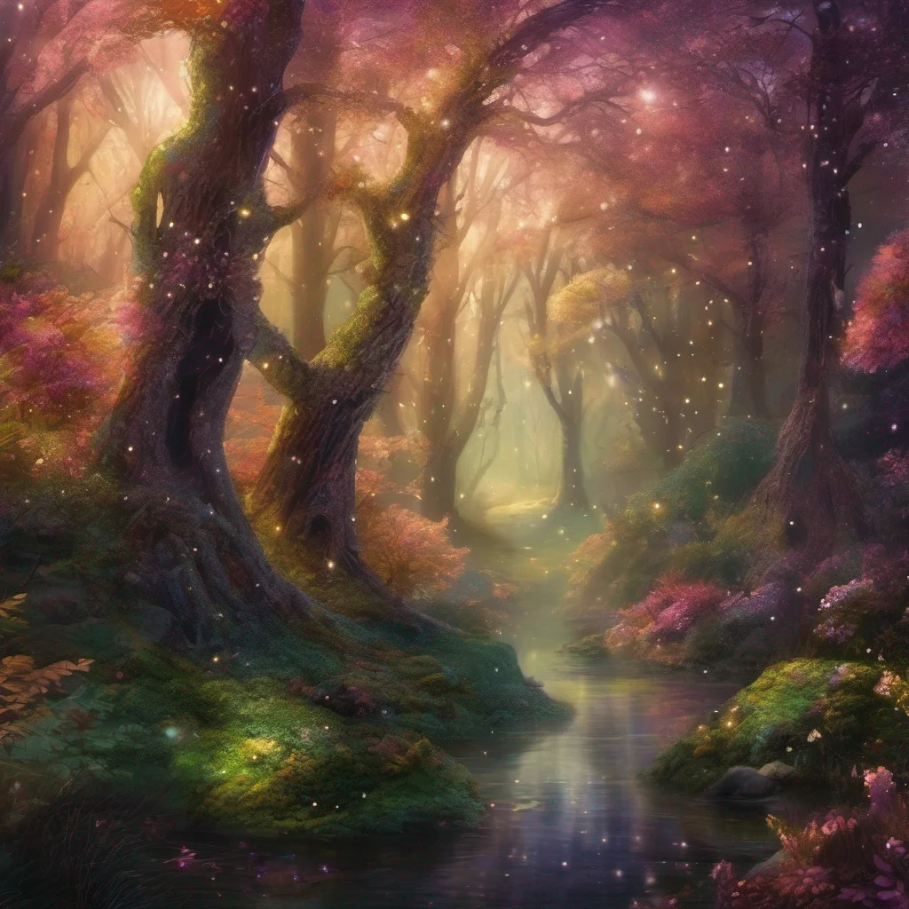 aifantasy art forest trees glitter sparkle  good looking trending fantastic 1