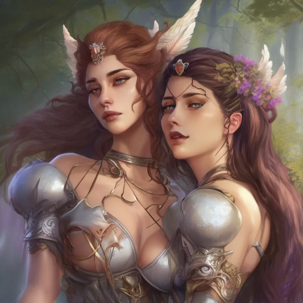 aifantasy art lesbian confident engaging wow artstation art 3