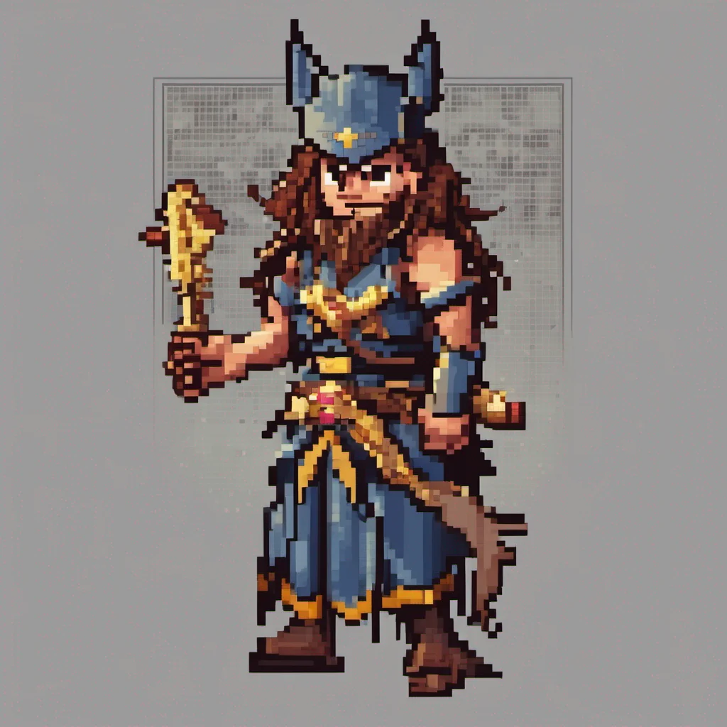 aifantasy art pixel style pixelated character game art portrait  amazing awesome portrait 2