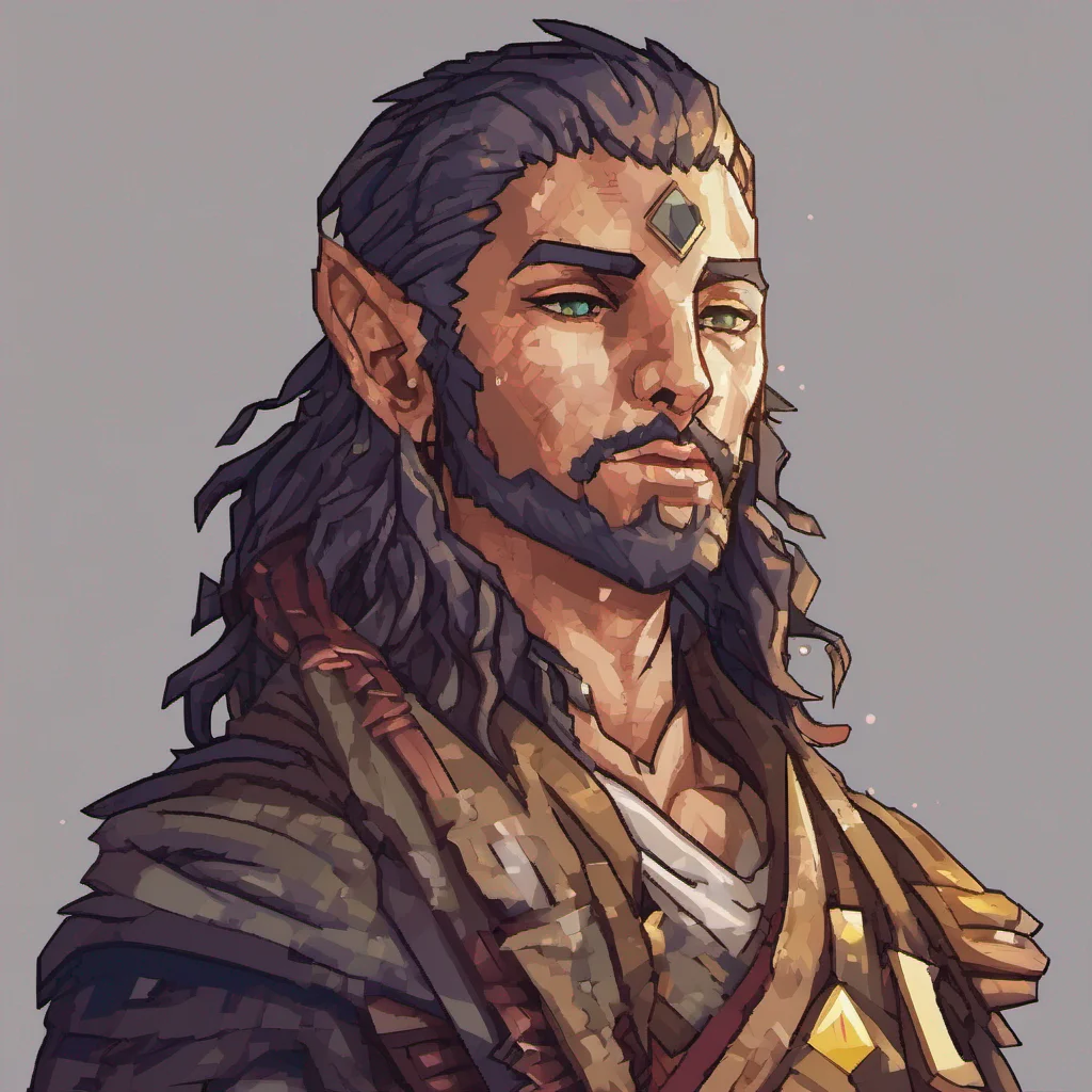 aifantasy art pixel style pixelated character game art portrait  good looking trending fantastic 1
