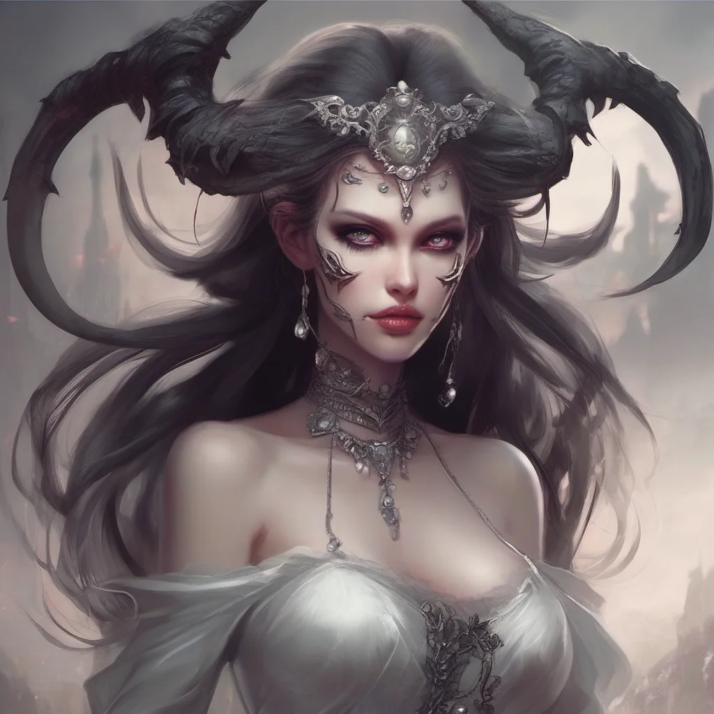 aifantasy art seductive beauty grace evil demon feminine sweet amazing awesome portrait 2