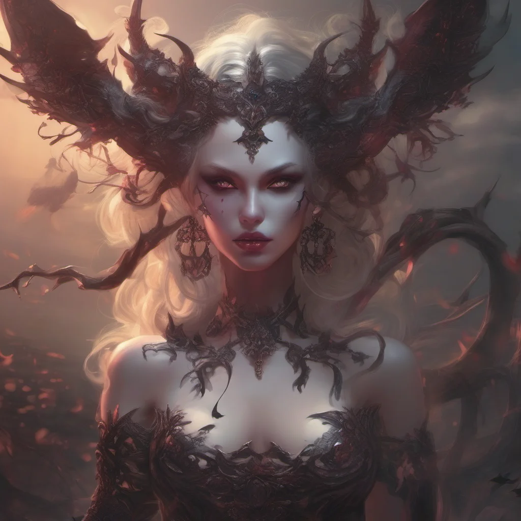 aifantasy art seductive beauty grace evil demon feminine sweet good looking trending fantastic 1