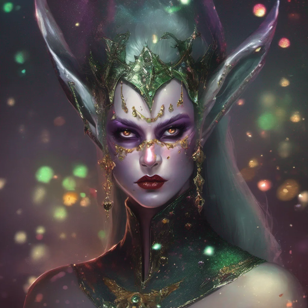 aifantasy art villain elf evil glitter amazing awesome portrait 2