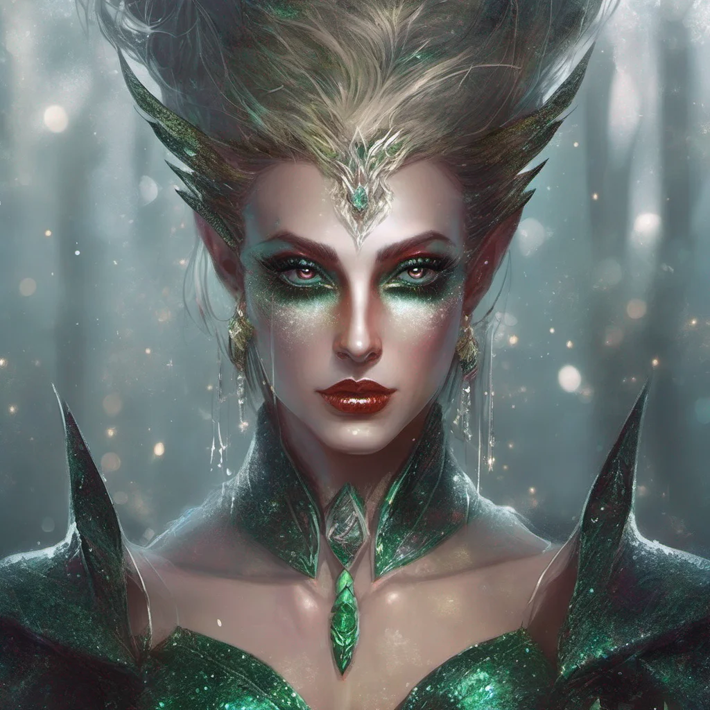 aifantasy art villain elf glitter amazing awesome portrait 2