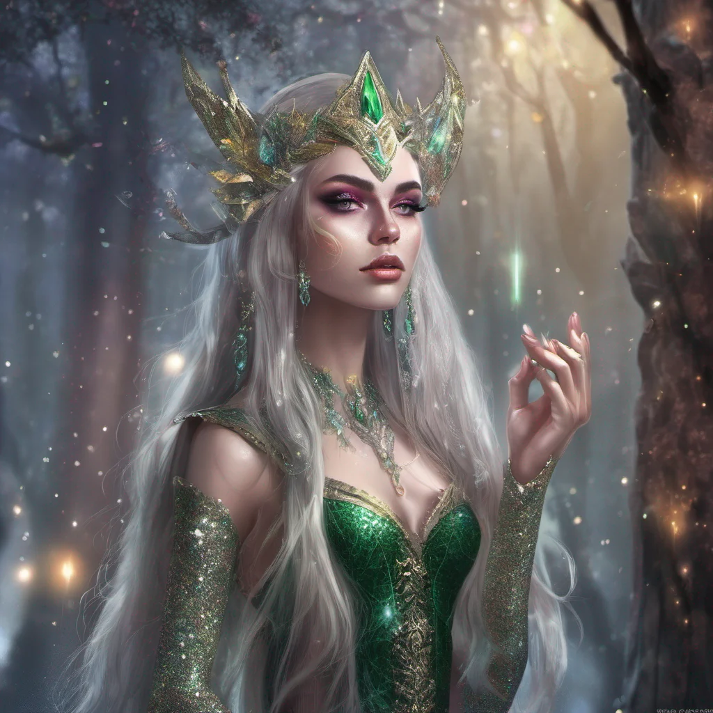 aifantasy art villain elf glitter beauty grace amazing awesome portrait 2
