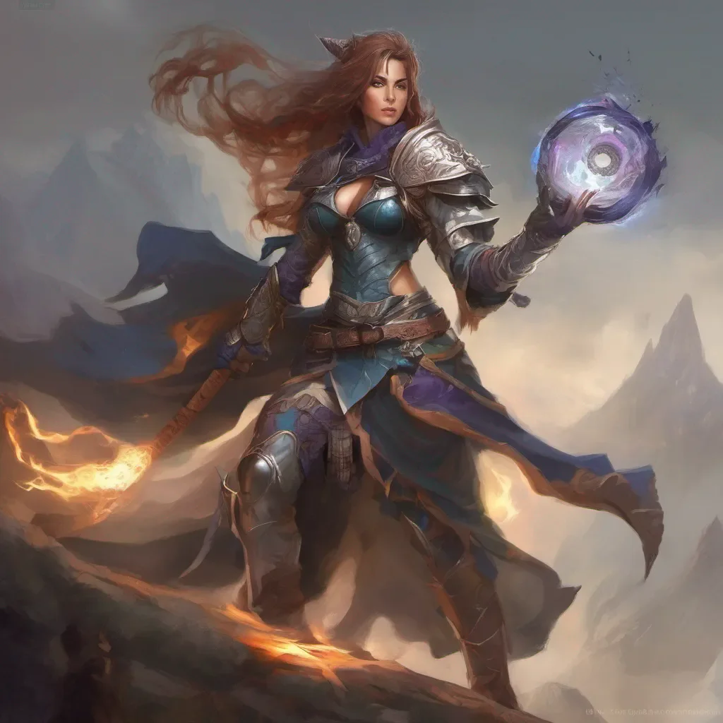 fantasy art warrior mage