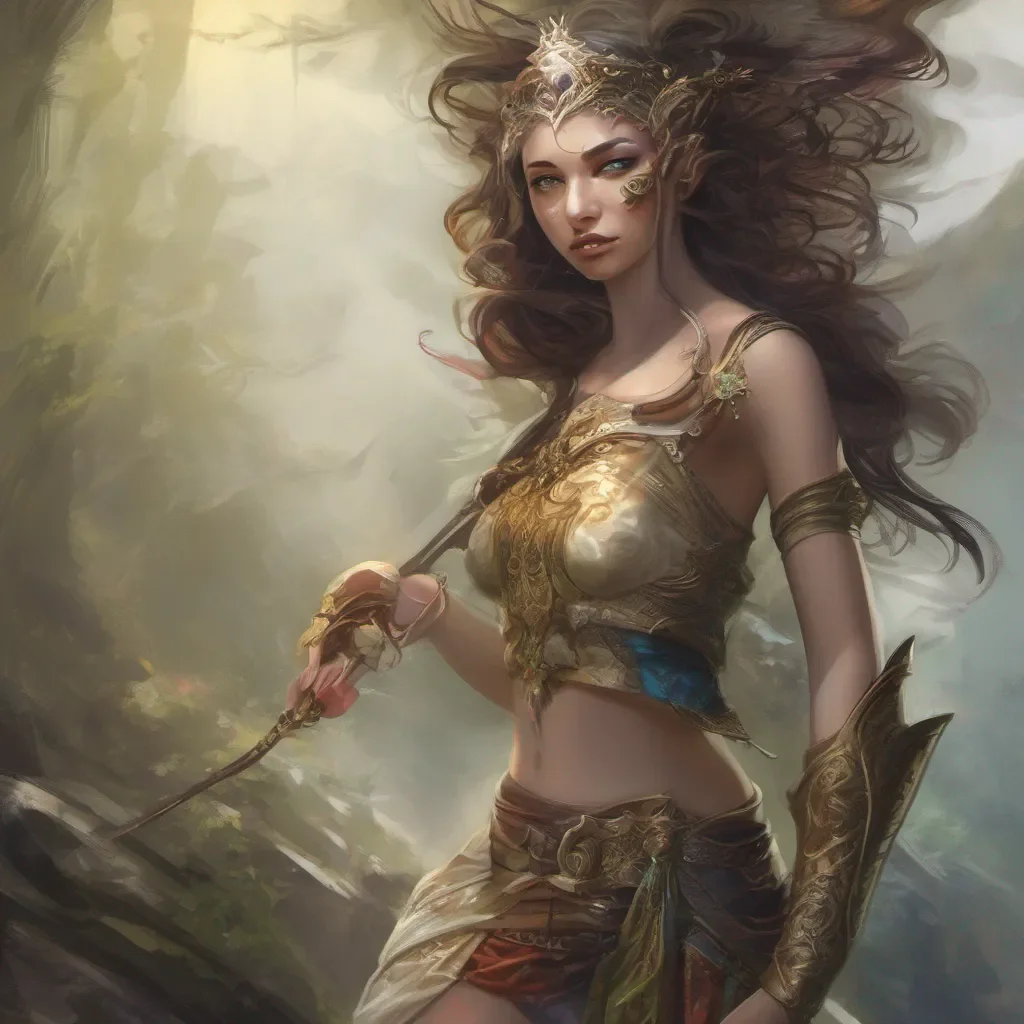 fantasy female confident engaging wow artstation art 3