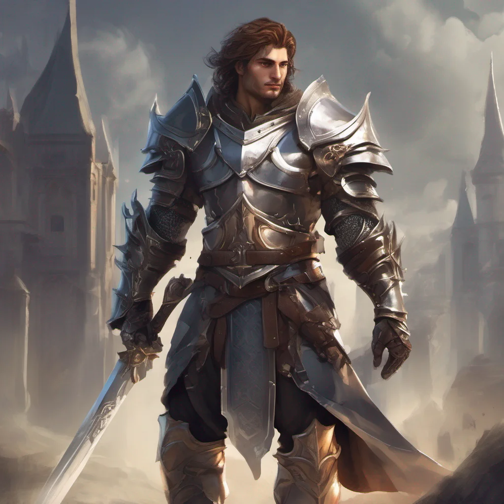 aifantasy knight hero character good looking masculine epic  amazing awesome portrait 2