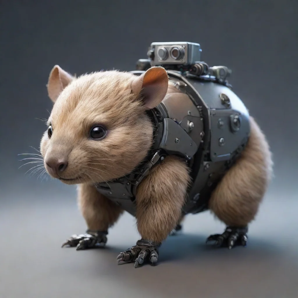 aifantasy small robotic wombat