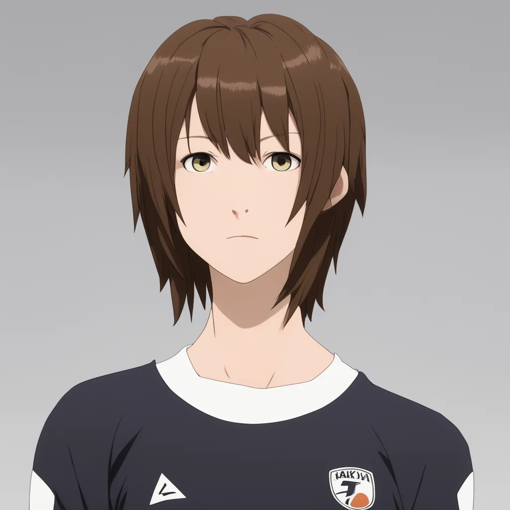 female haikyuu character with medium brown hair good looking trending fantastic 1