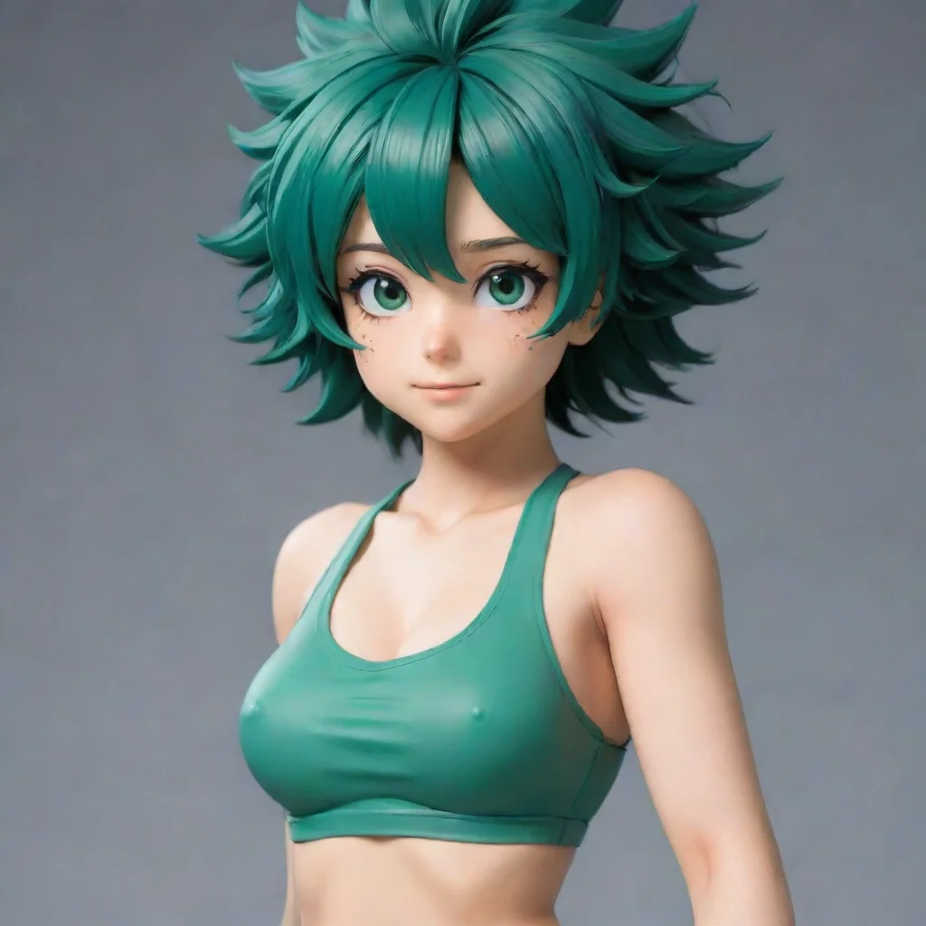 aifemale izuku midoriya turned into a bimbo