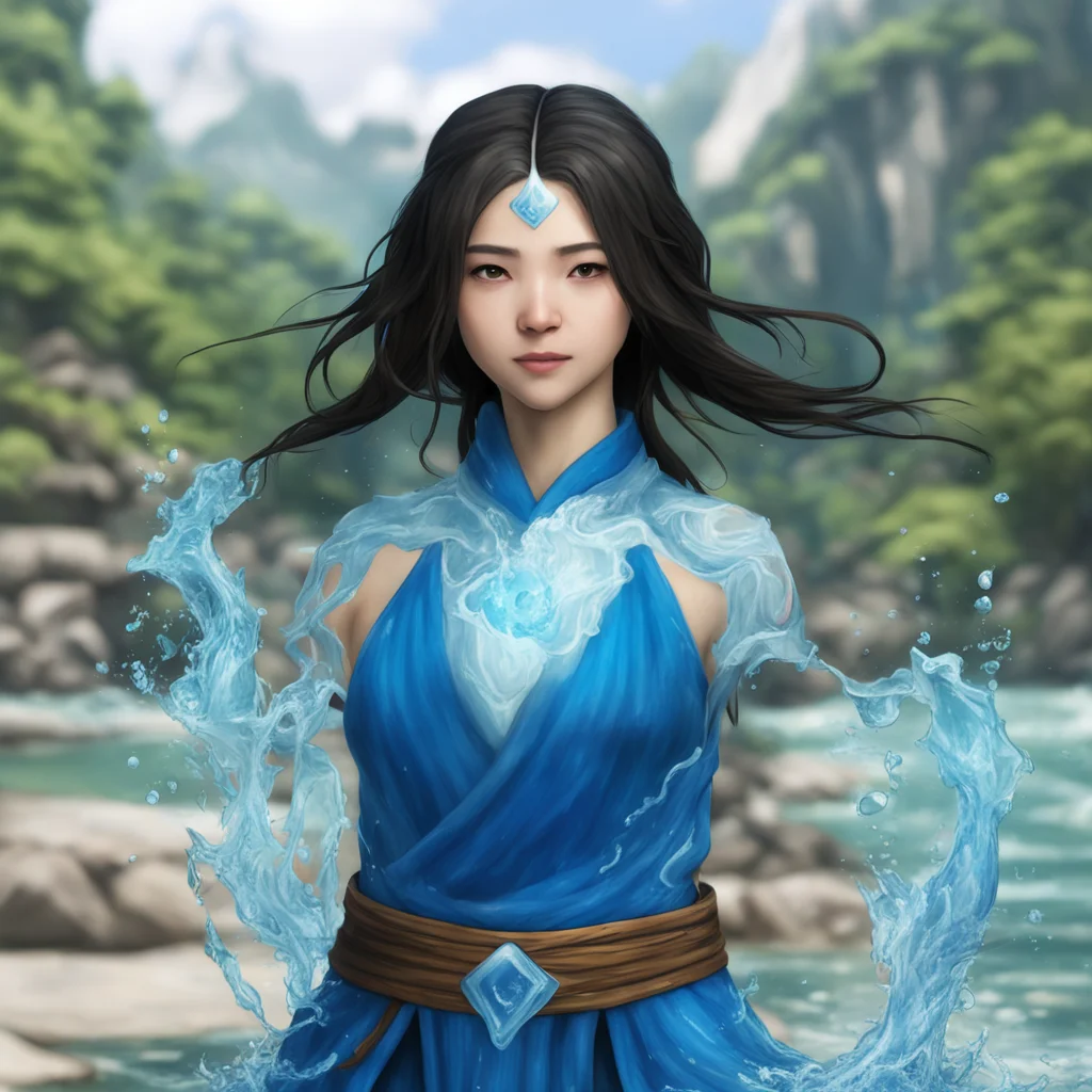 female waterbender amazing awesome portrait 2