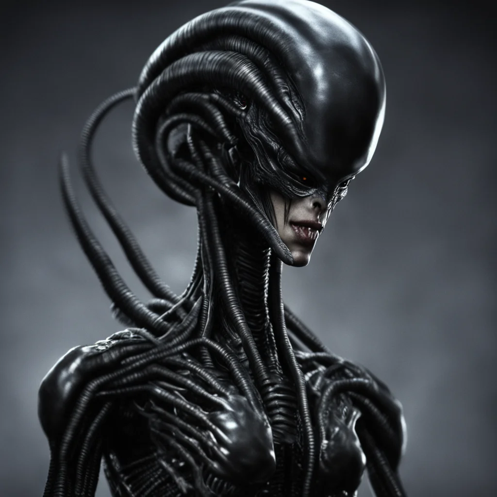 aifemale xenomorph  confident engaging wow artstation art 3