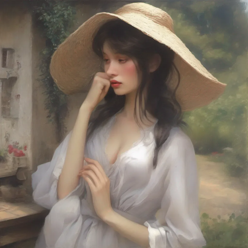 aifeminine beauty grace seductive secluded village woman