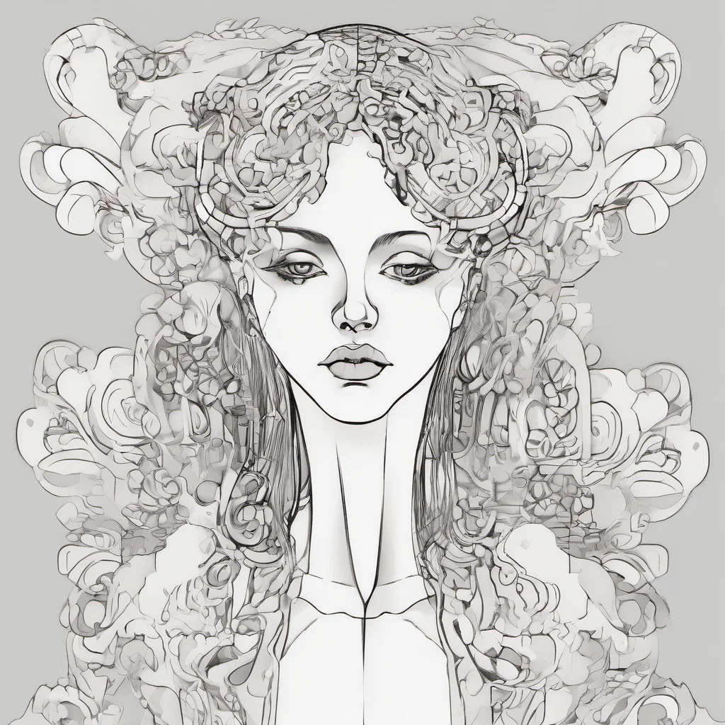 aifeminine feminine digital art line art good looking trending fantastic 1