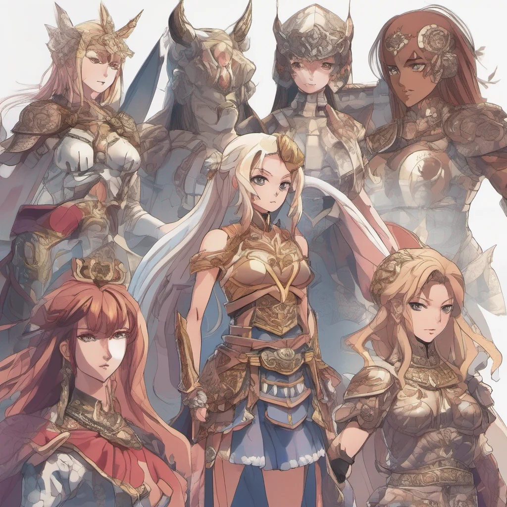 feminine warrior anime amazing awesome portrait 2