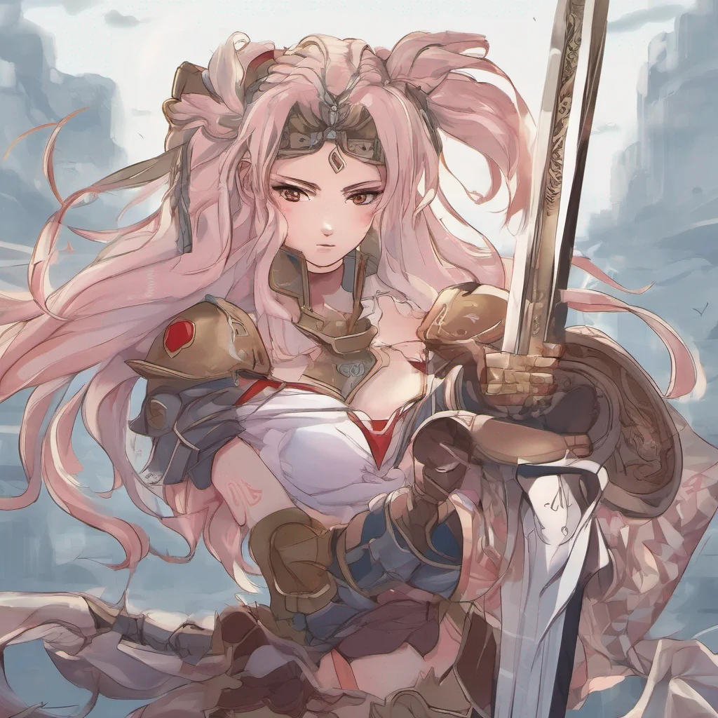 aifeminine warrior anime confident engaging wow artstation art 3