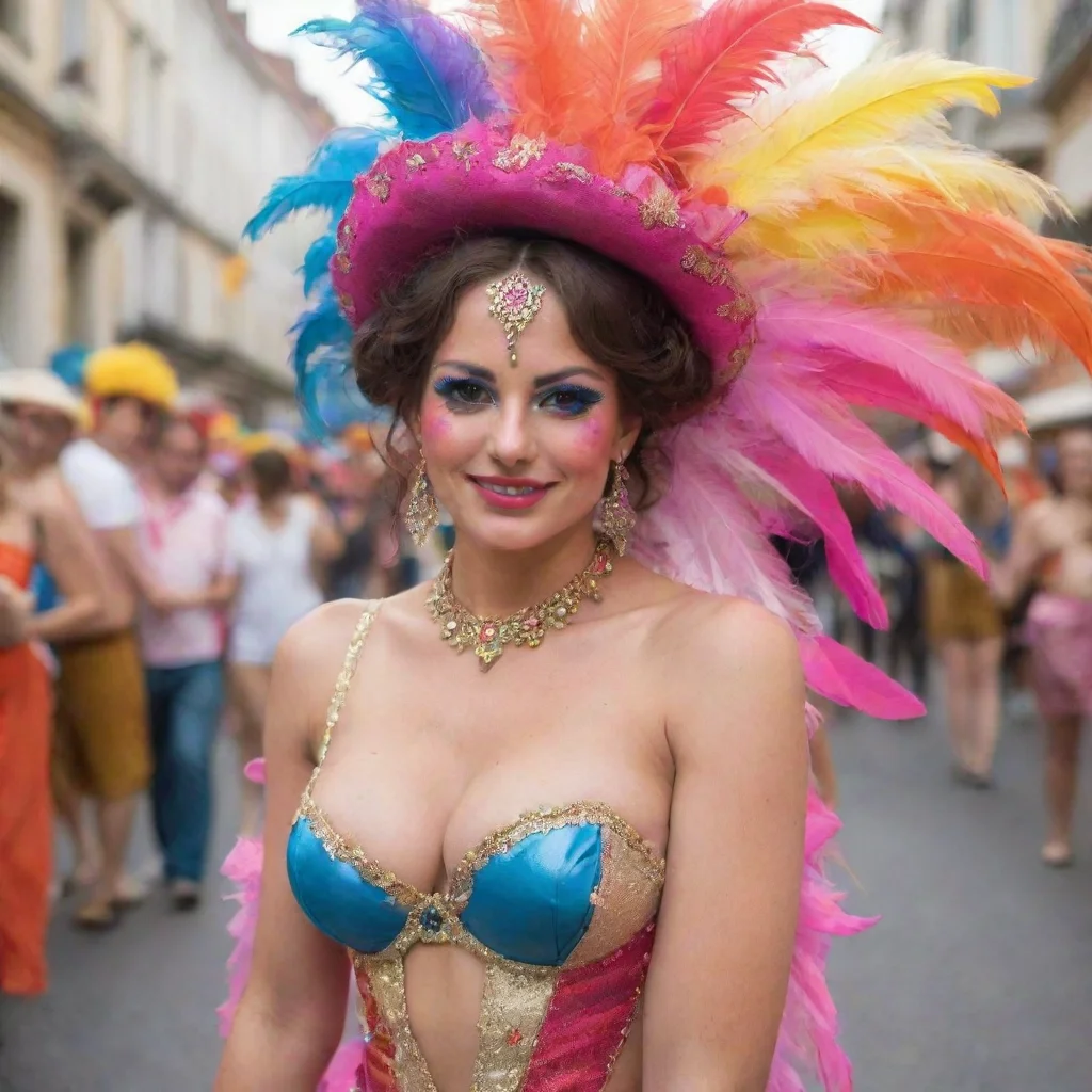 femme dans un carnavale n