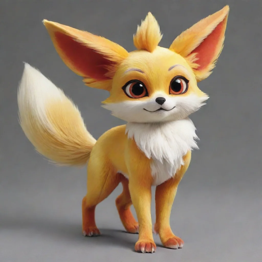 fennekin che mostra il culo