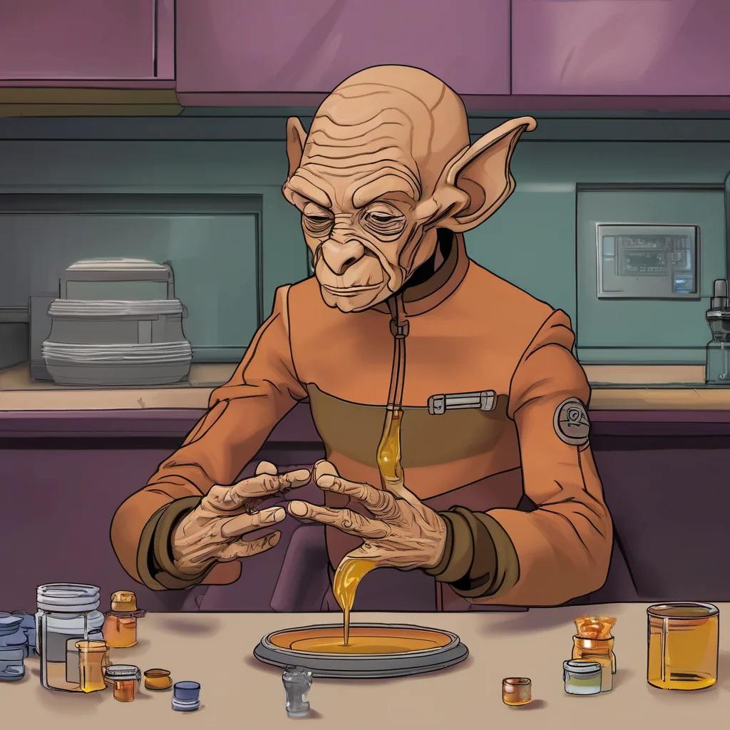 aiferengi taking a rosin dab
