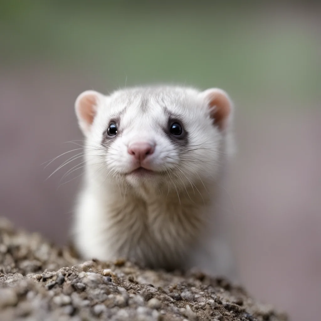 ferret confident engaging wow artstation art 3