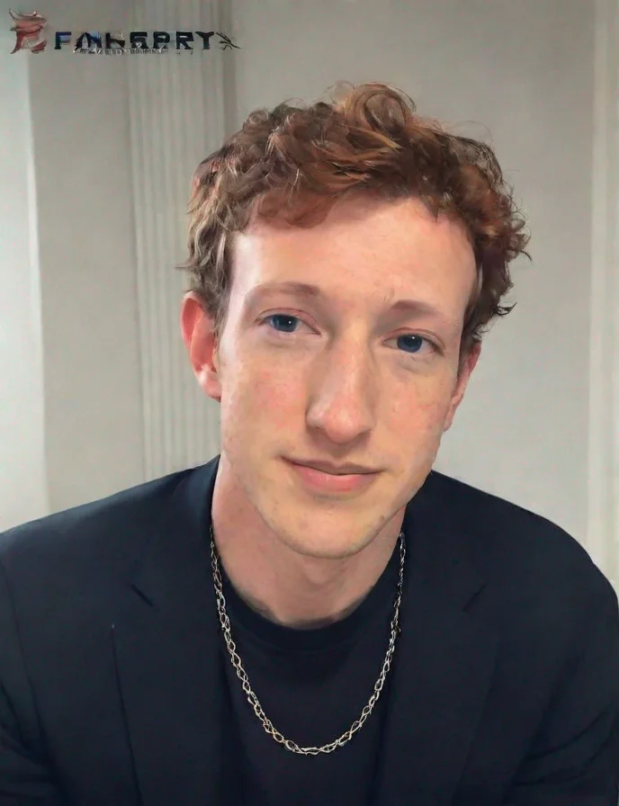 aifinal fantasy character red hair in black suit black hd anime aesthetic mark zuckerberg 